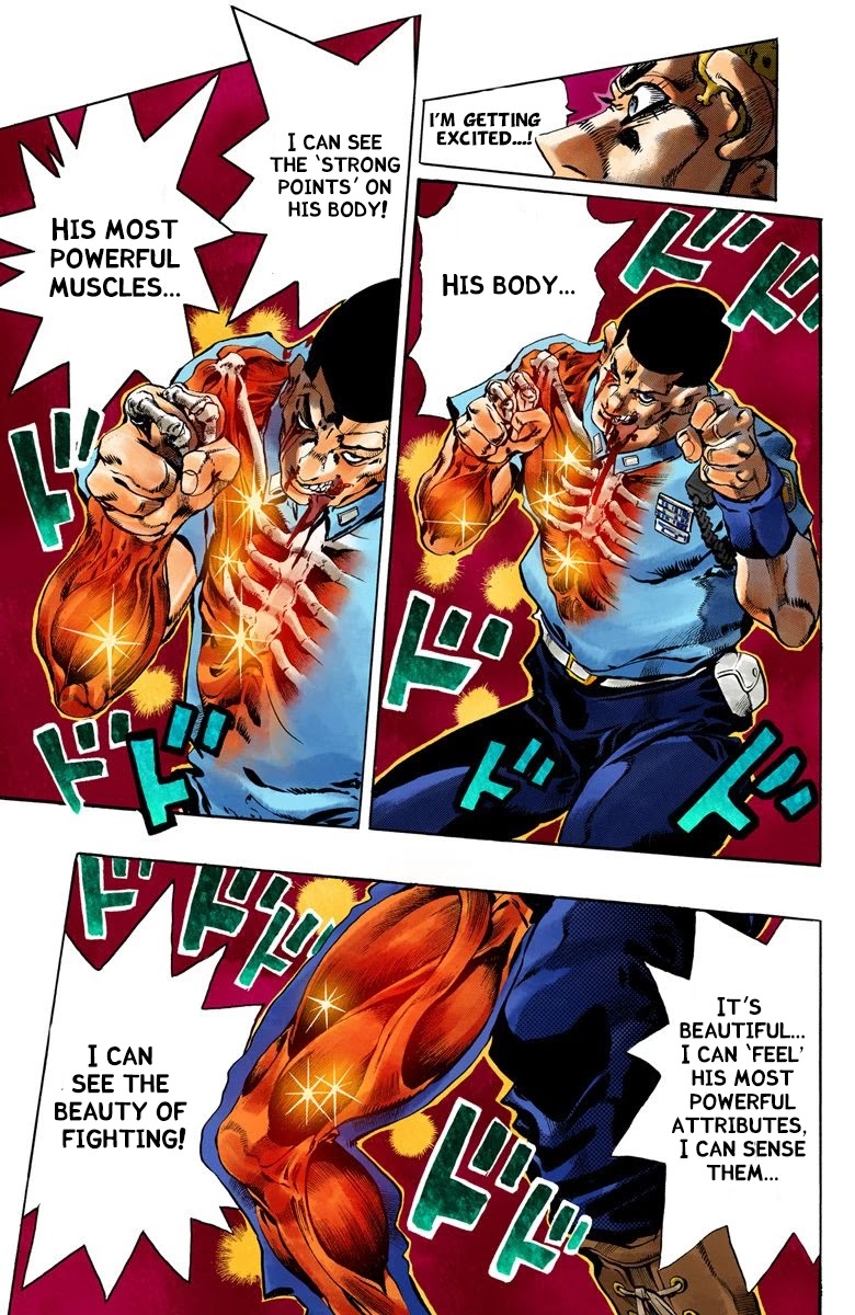 JoJo's Bizarre Adventure Part 6 - Stone Ocean (Official Colored) Chapter 60 page 12 - Chapter 60: Guard Westwood's Secret Part 1