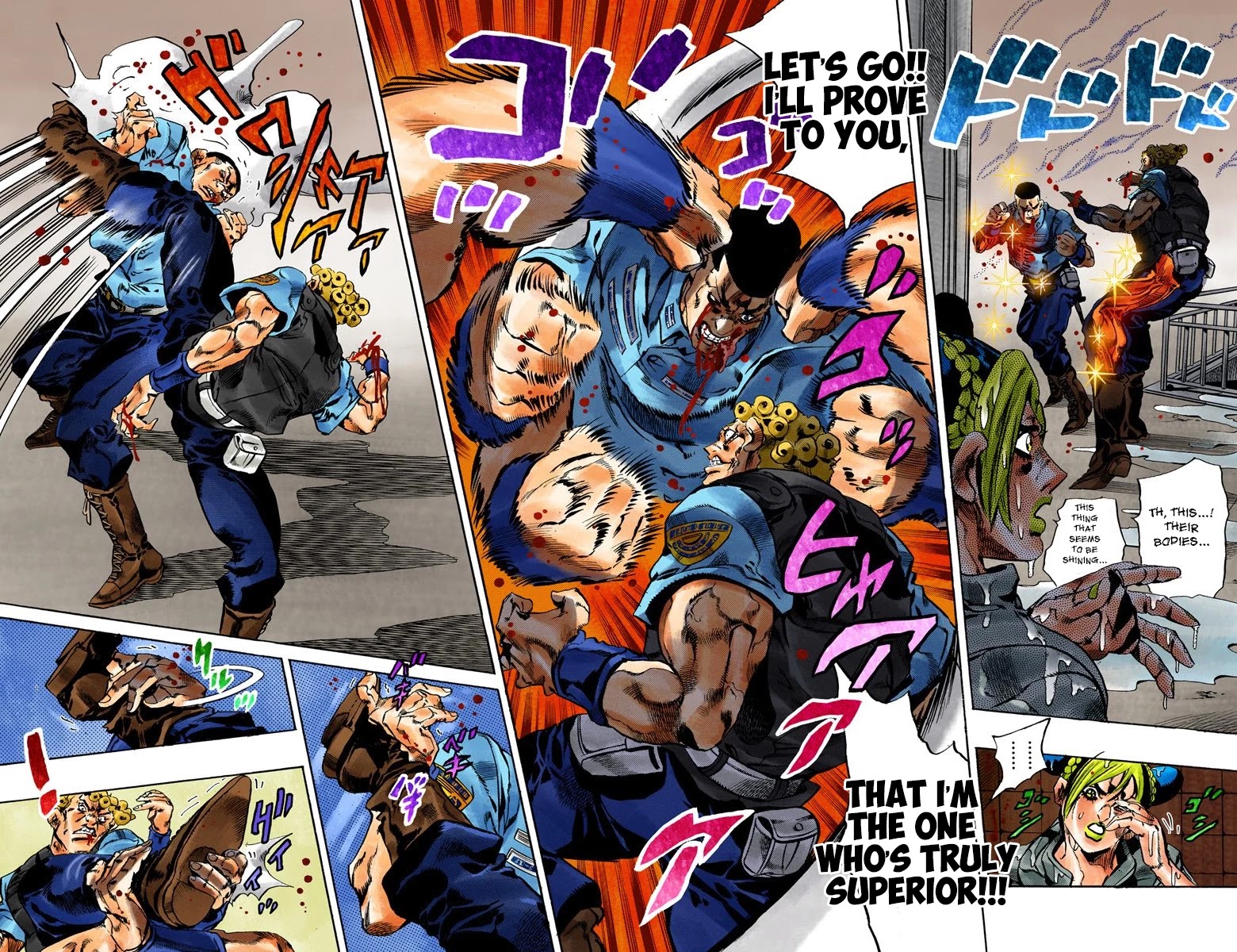 JoJo's Bizarre Adventure Part 6 - Stone Ocean (Official Colored) Chapter 60 page 13 - Chapter 60: Guard Westwood's Secret Part 1