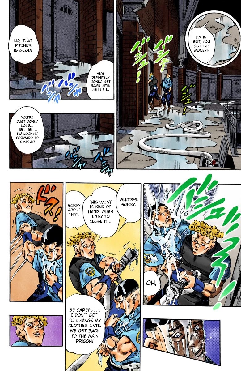JoJo's Bizarre Adventure Part 6 - Stone Ocean (Official Colored) Chapter 60 page 6 - Chapter 60: Guard Westwood's Secret Part 1