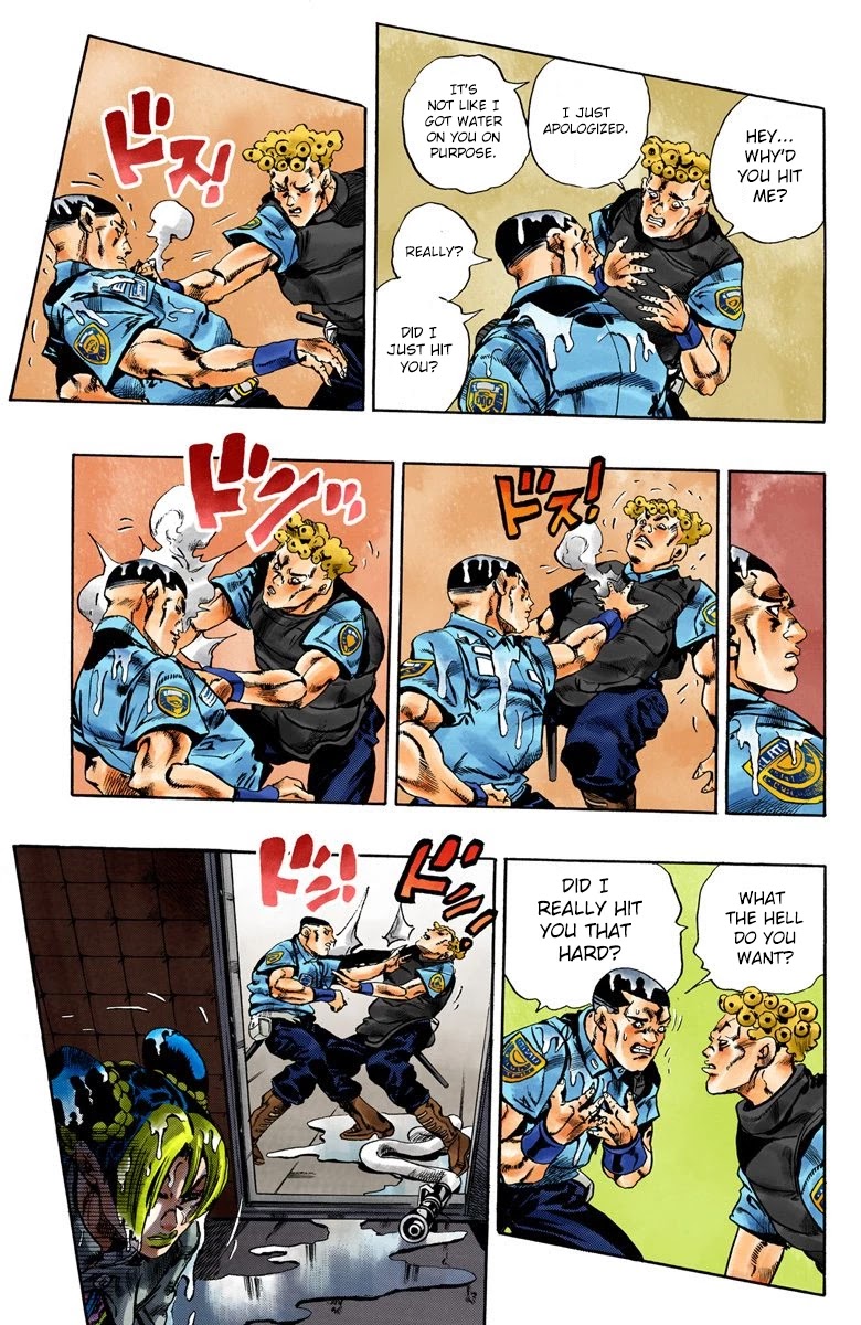 JoJo's Bizarre Adventure Part 6 - Stone Ocean (Official Colored) Chapter 60 page 7 - Chapter 60: Guard Westwood's Secret Part 1