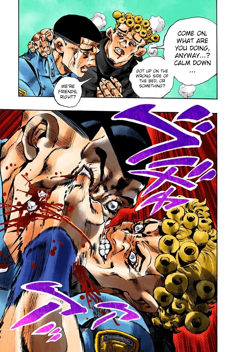 JoJo's Bizarre Adventure Part 6 - Stone Ocean (Official Colored) Chapter 60 page 9 - Chapter 60: Guard Westwood's Secret Part 1