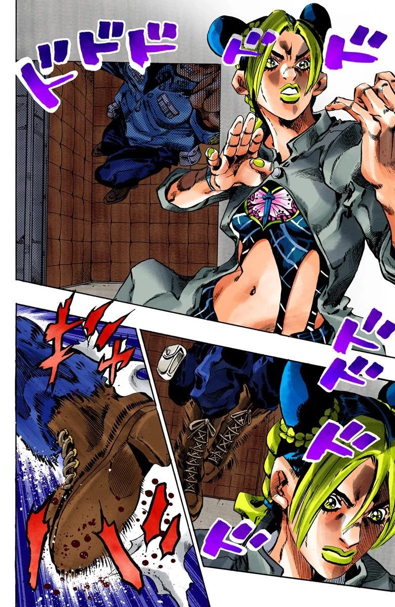 JoJo's Bizarre Adventure Part 6 - Stone Ocean (Official Colored) Chapter 61 page 15 - Chapter 61: Guard Westwood's Secret Part 2