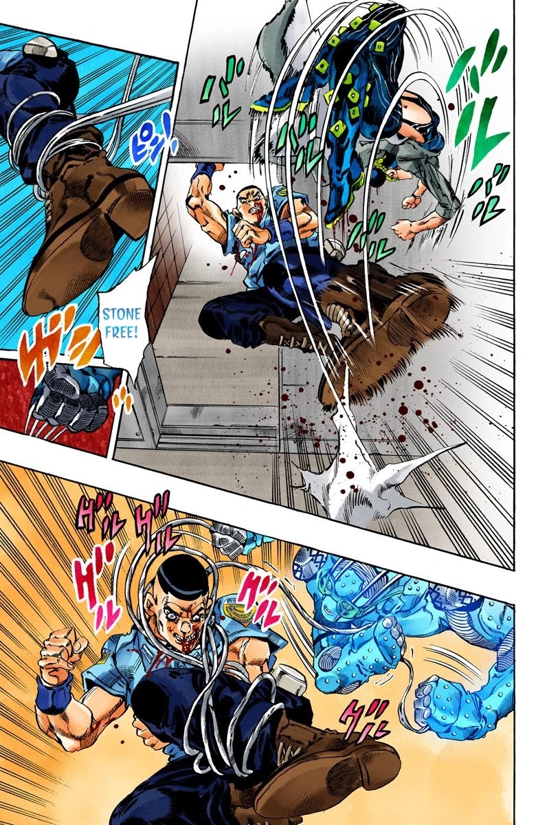 JoJo's Bizarre Adventure Part 6 - Stone Ocean (Official Colored) Chapter 61 page 16 - Chapter 61: Guard Westwood's Secret Part 2