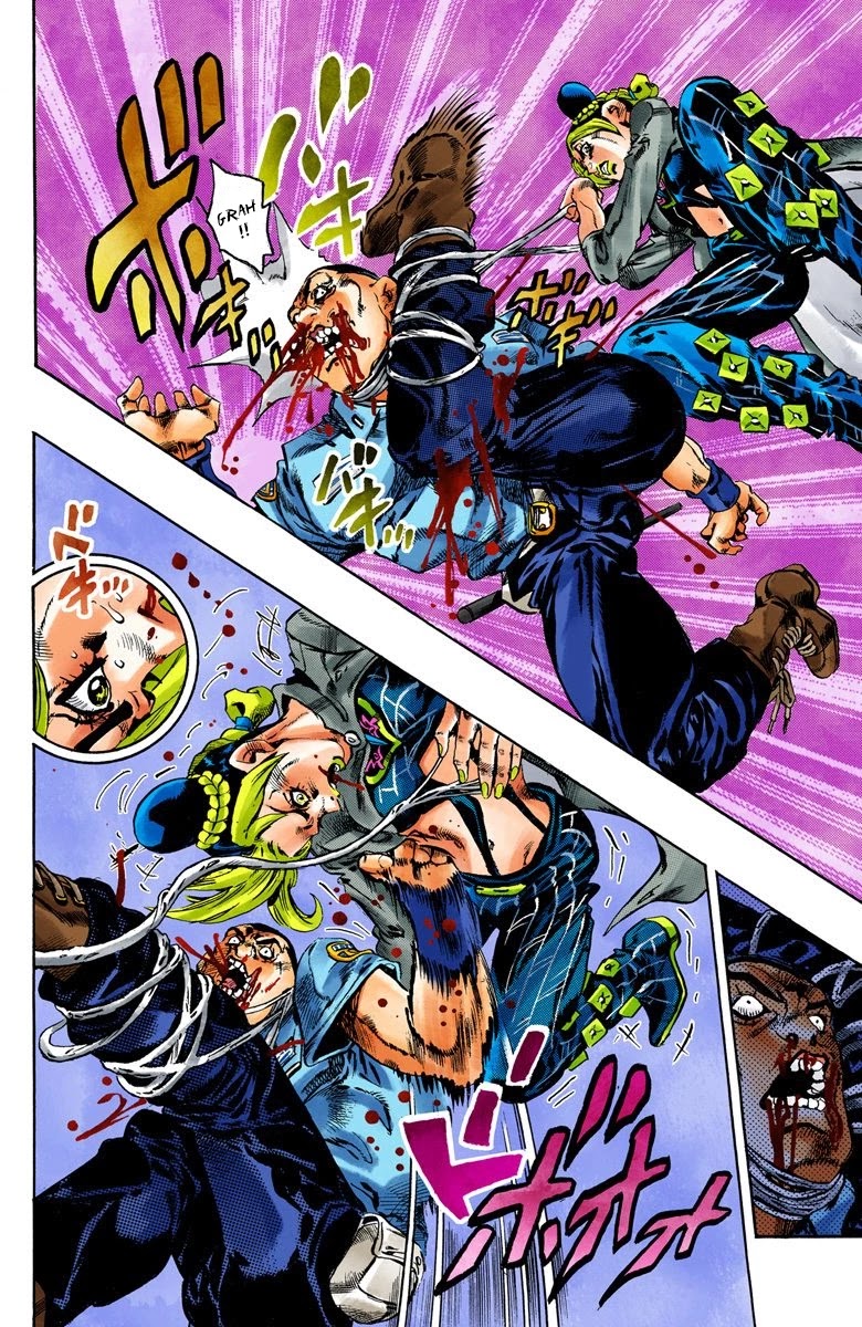 JoJo's Bizarre Adventure Part 6 - Stone Ocean (Official Colored) Chapter 61 page 17 - Chapter 61: Guard Westwood's Secret Part 2
