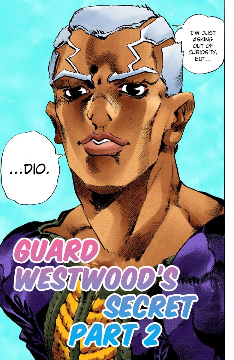 JoJo's Bizarre Adventure Part 6 - Stone Ocean (Official Colored) Chapter 61 page 2 - Chapter 61: Guard Westwood's Secret Part 2