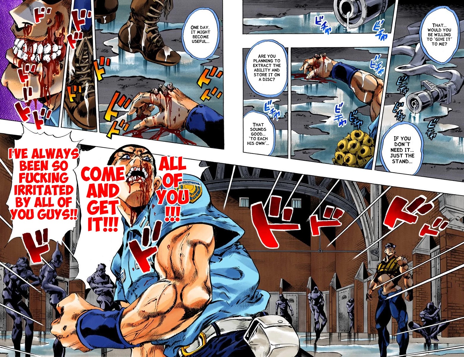 JoJo's Bizarre Adventure Part 6 - Stone Ocean (Official Colored) Chapter 61 page 9 - Chapter 61: Guard Westwood's Secret Part 2