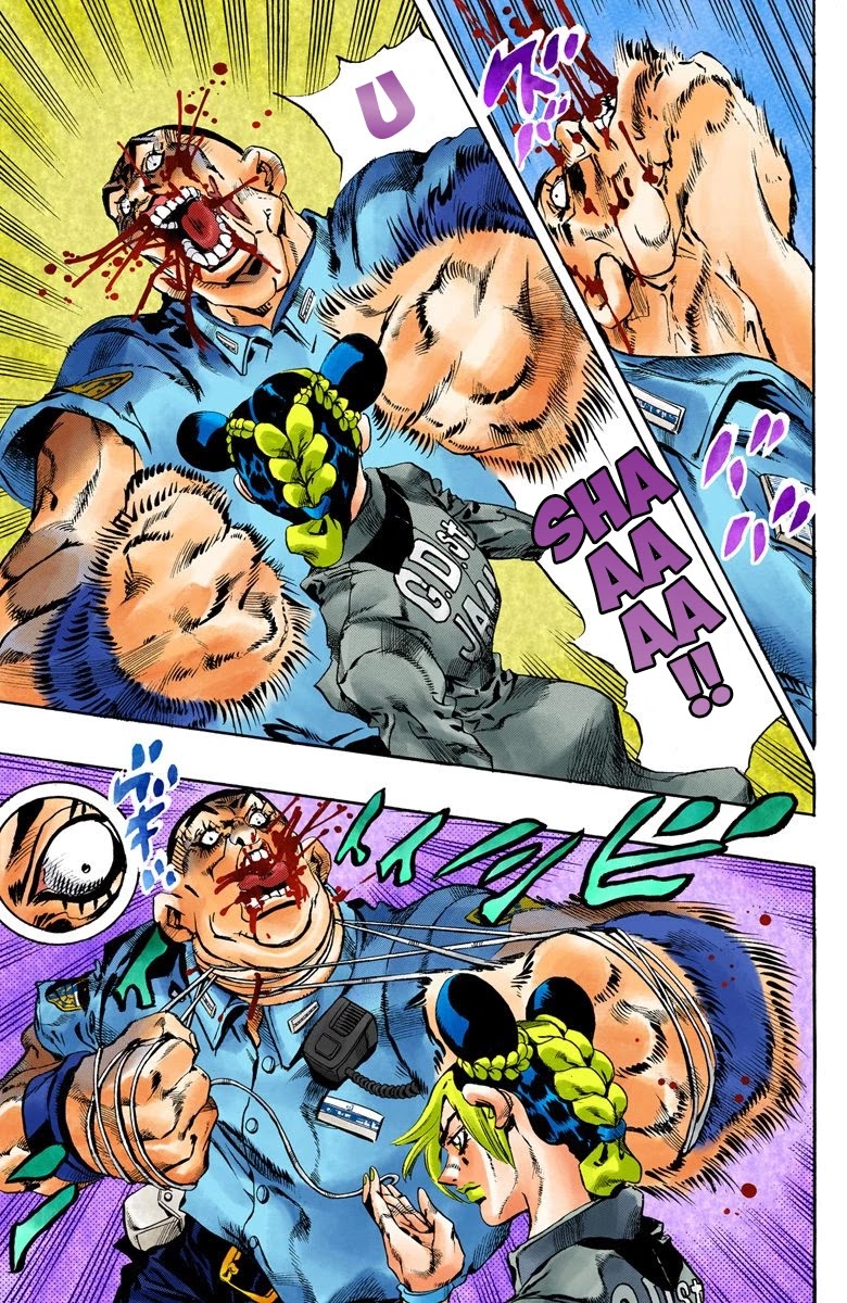 JoJo's Bizarre Adventure Part 6 - Stone Ocean (Official Colored) Chapter 62 page 11 - Chapter 62: Guard Westwood's Secret Part 3