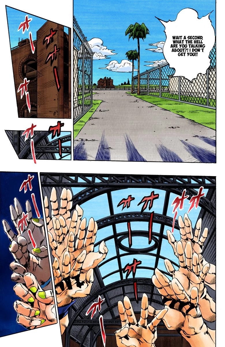 JoJo's Bizarre Adventure Part 6 - Stone Ocean (Official Colored) Chapter 62 page 6 - Chapter 62: Guard Westwood's Secret Part 3