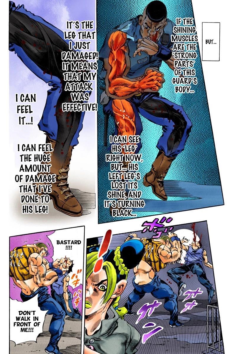 JoJo's Bizarre Adventure Part 6 - Stone Ocean (Official Colored) Chapter 62 page 8 - Chapter 62: Guard Westwood's Secret Part 3