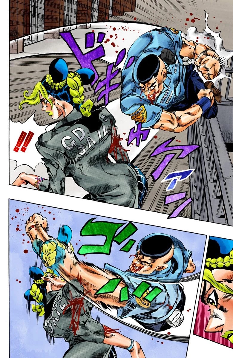 JoJo's Bizarre Adventure Part 6 - Stone Ocean (Official Colored) Chapter 63 page 6 - Chapter 63: Guard Westwood's Secret Part 4