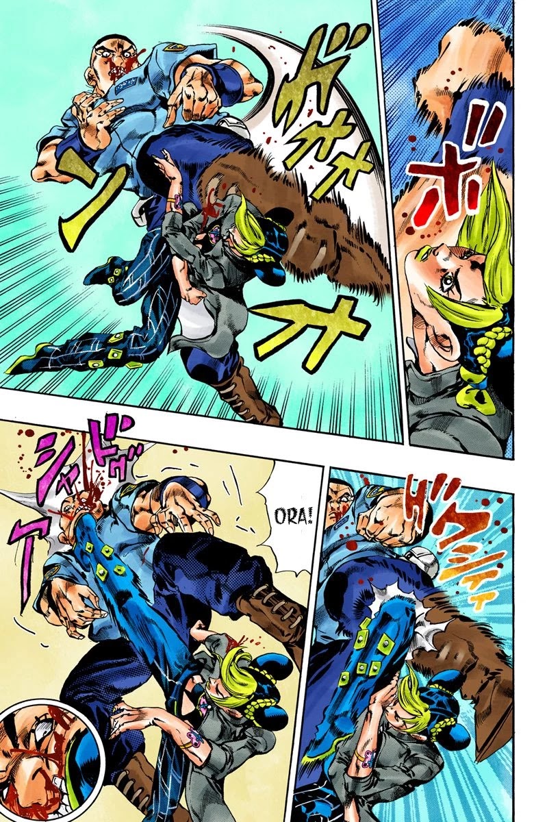 JoJo's Bizarre Adventure Part 6 - Stone Ocean (Official Colored) Chapter 63 page 7 - Chapter 63: Guard Westwood's Secret Part 4