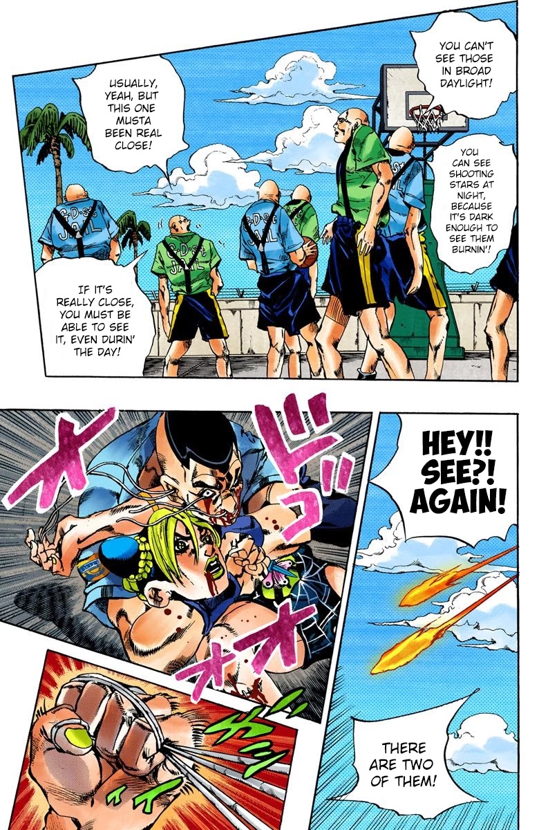 JoJo's Bizarre Adventure Part 6 - Stone Ocean (Official Colored) Chapter 64 page 13 - Chapter 64: Guard Westwood's Secret Part 5