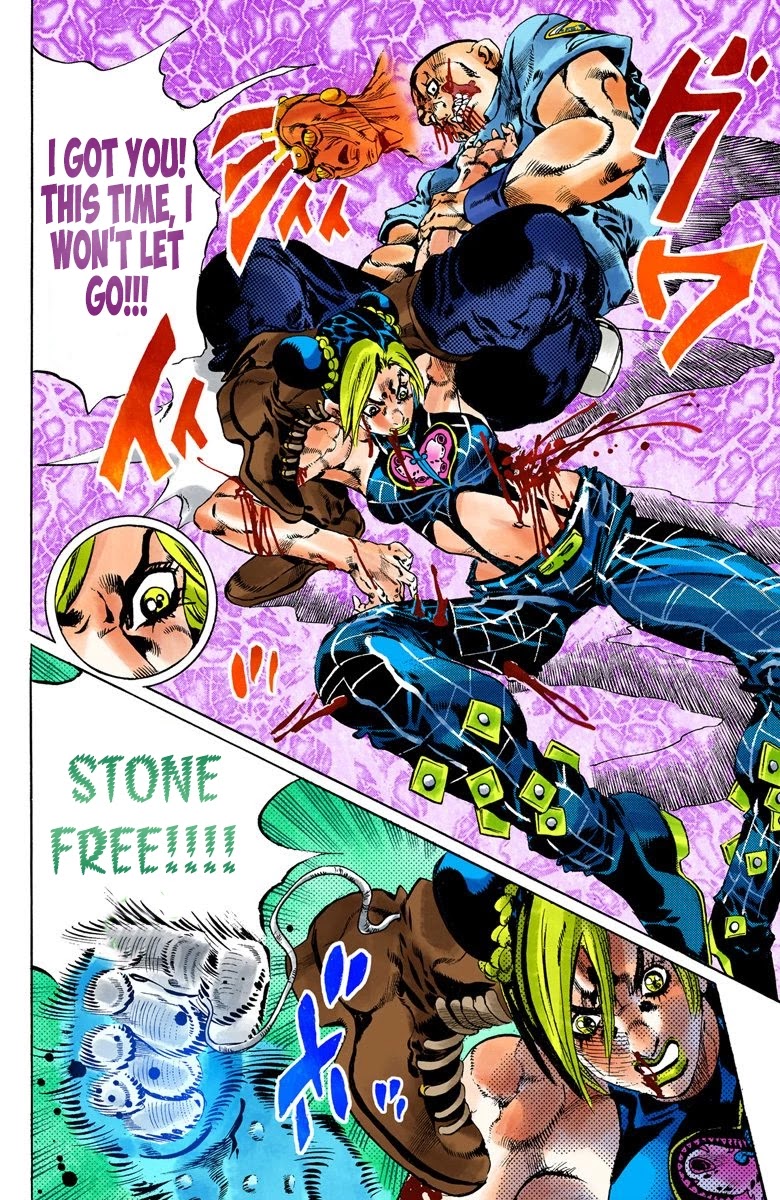 JoJo's Bizarre Adventure Part 6 - Stone Ocean (Official Colored) Chapter 64 page 17 - Chapter 64: Guard Westwood's Secret Part 5