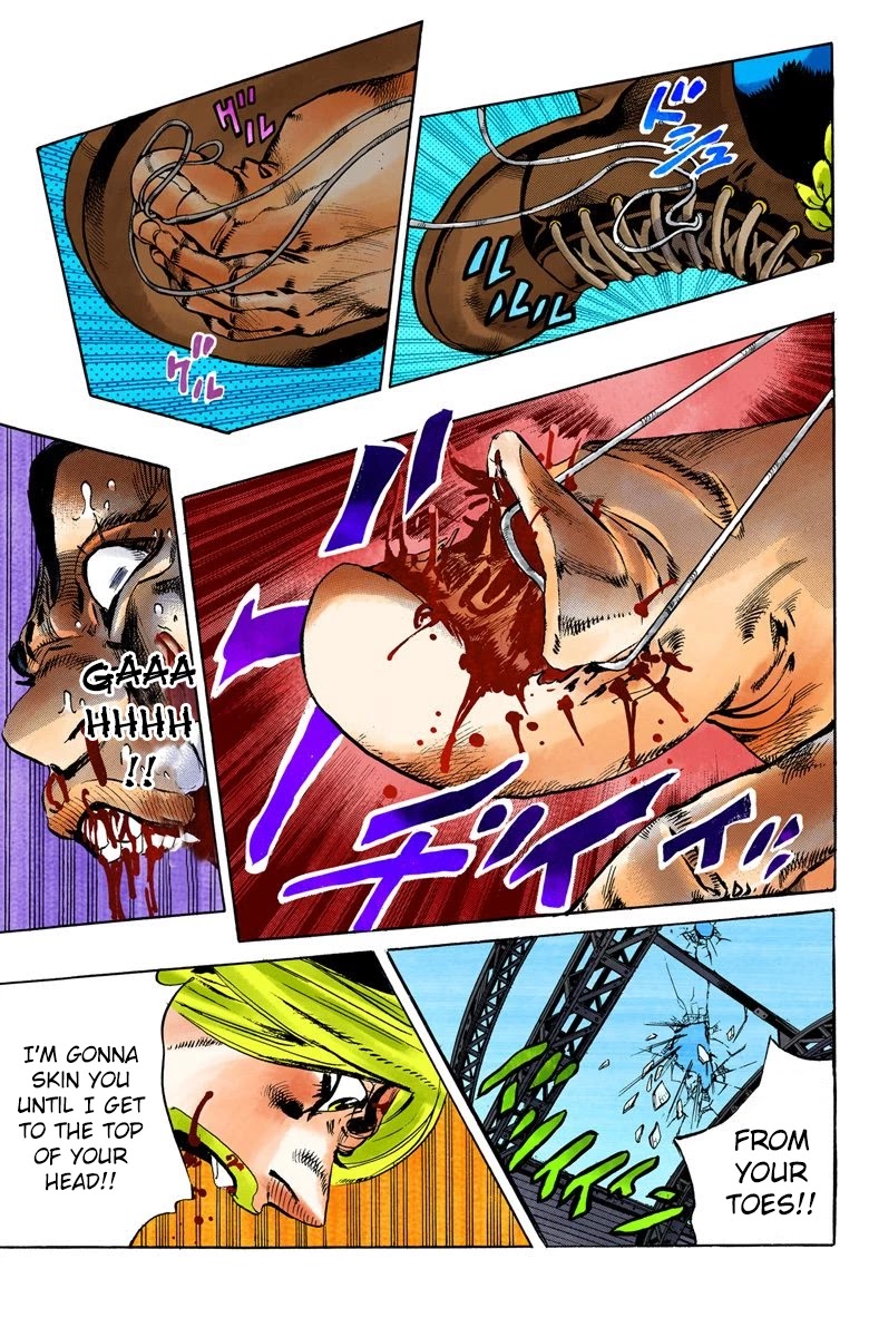JoJo's Bizarre Adventure Part 6 - Stone Ocean (Official Colored) Chapter 64 page 18 - Chapter 64: Guard Westwood's Secret Part 5