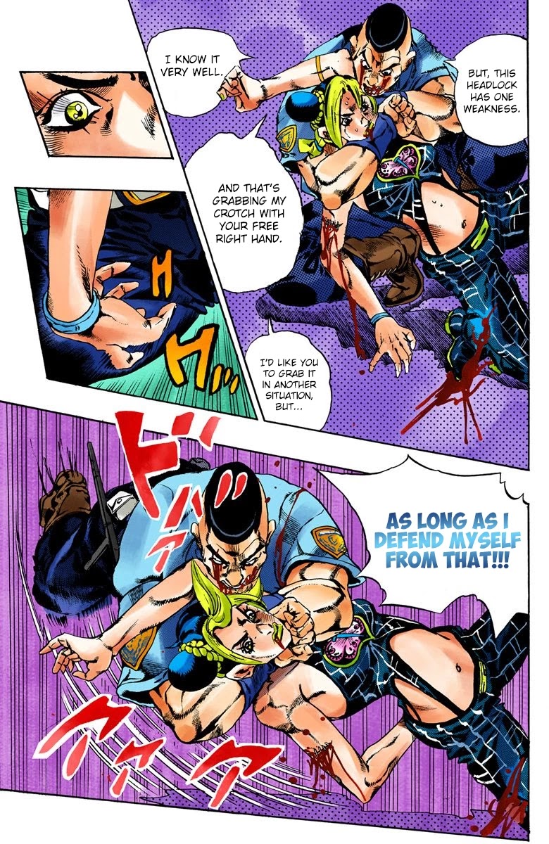 JoJo's Bizarre Adventure Part 6 - Stone Ocean (Official Colored) Chapter 64 page 5 - Chapter 64: Guard Westwood's Secret Part 5