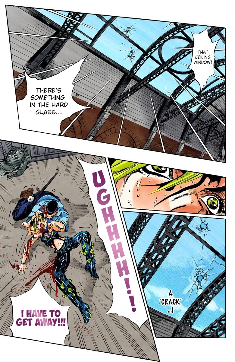 JoJo's Bizarre Adventure Part 6 - Stone Ocean (Official Colored) Chapter 64 page 7 - Chapter 64: Guard Westwood's Secret Part 5