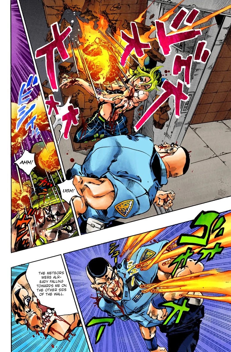 JoJo's Bizarre Adventure Part 6 - Stone Ocean (Official Colored) Chapter 65 page 14 - Chapter 65: Guard Westwood's Secret Part 6