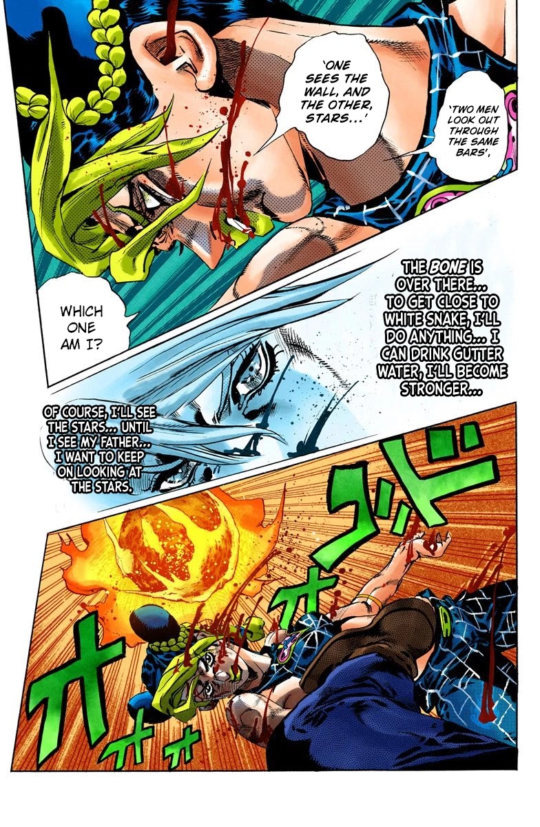 JoJo's Bizarre Adventure Part 6 - Stone Ocean (Official Colored) Chapter 65 page 17 - Chapter 65: Guard Westwood's Secret Part 6