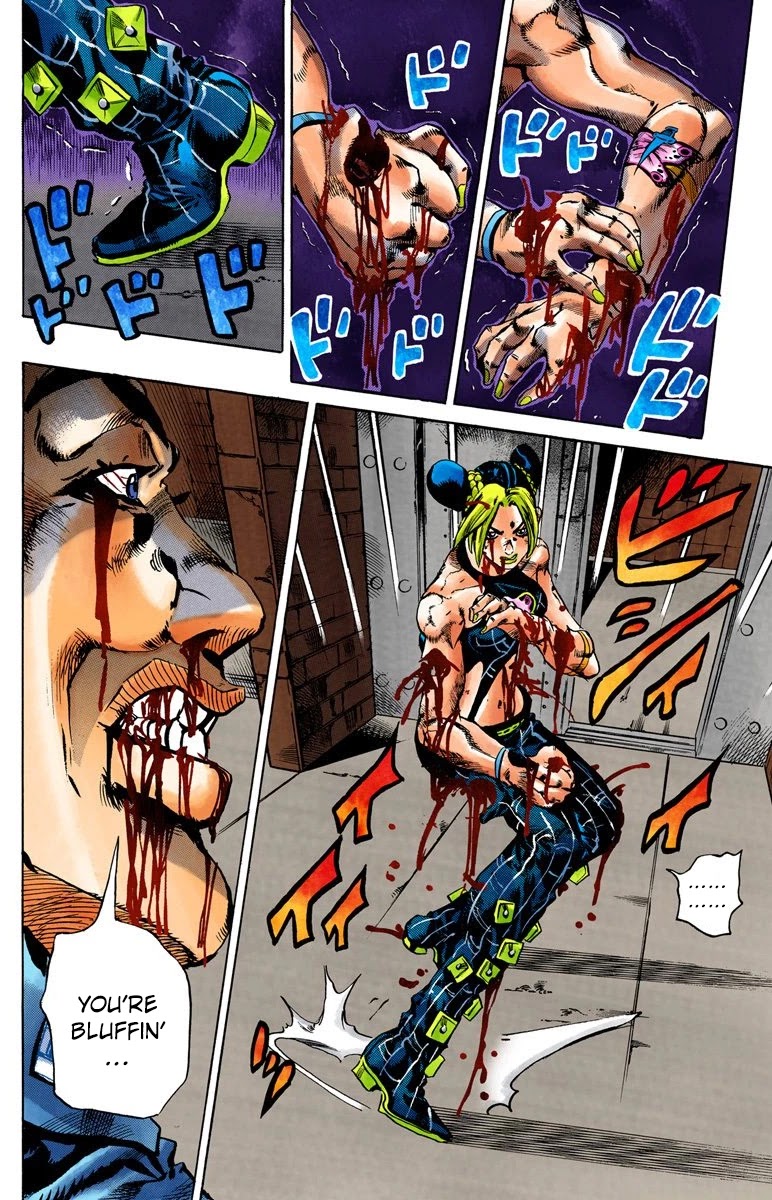 JoJo's Bizarre Adventure Part 6 - Stone Ocean (Official Colored) Chapter 65 page 8 - Chapter 65: Guard Westwood's Secret Part 6