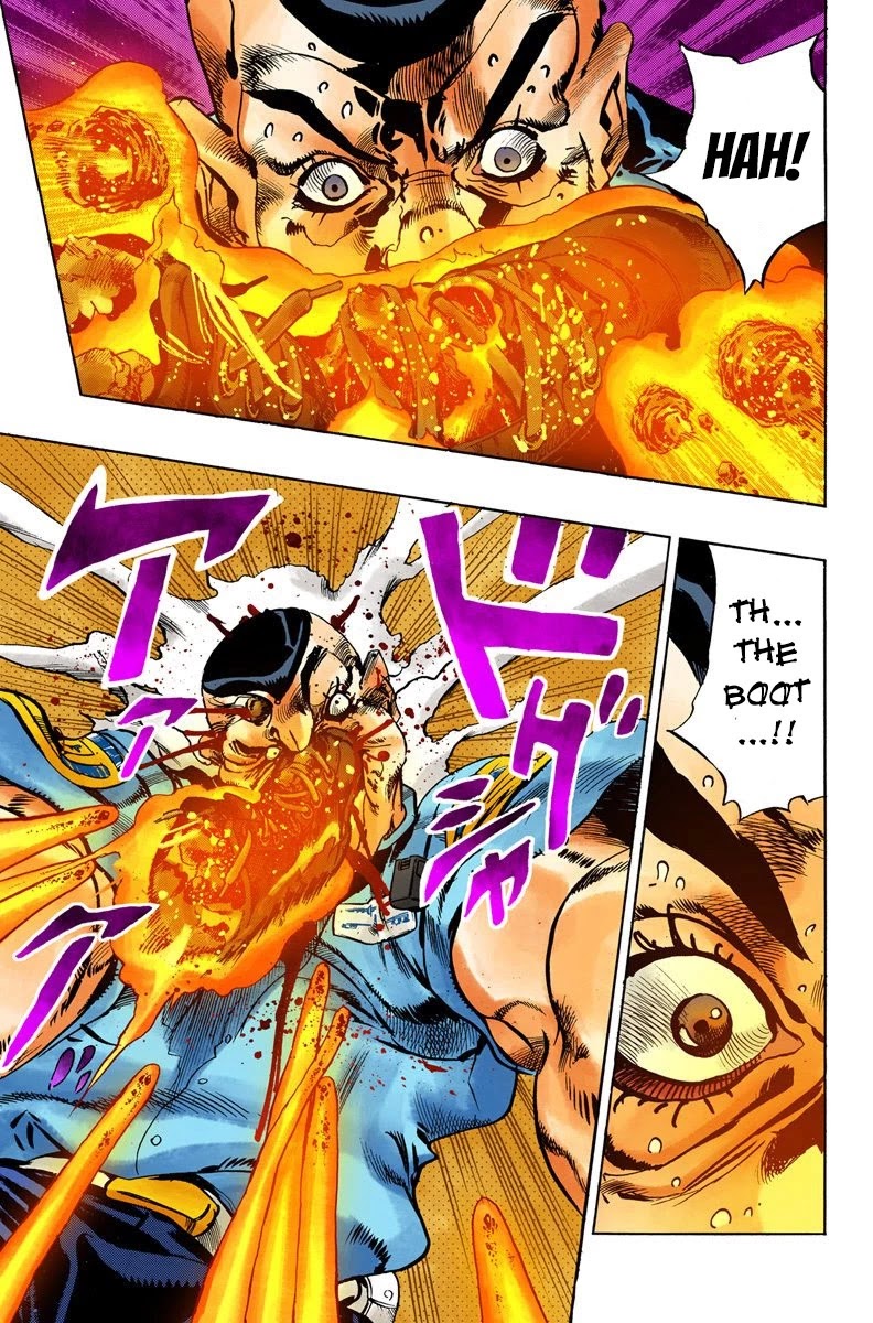 JoJo's Bizarre Adventure Part 6 - Stone Ocean (Official Colored) Chapter 66 page 7 - Chapter 66: Guard Westwood's Secret Part 7