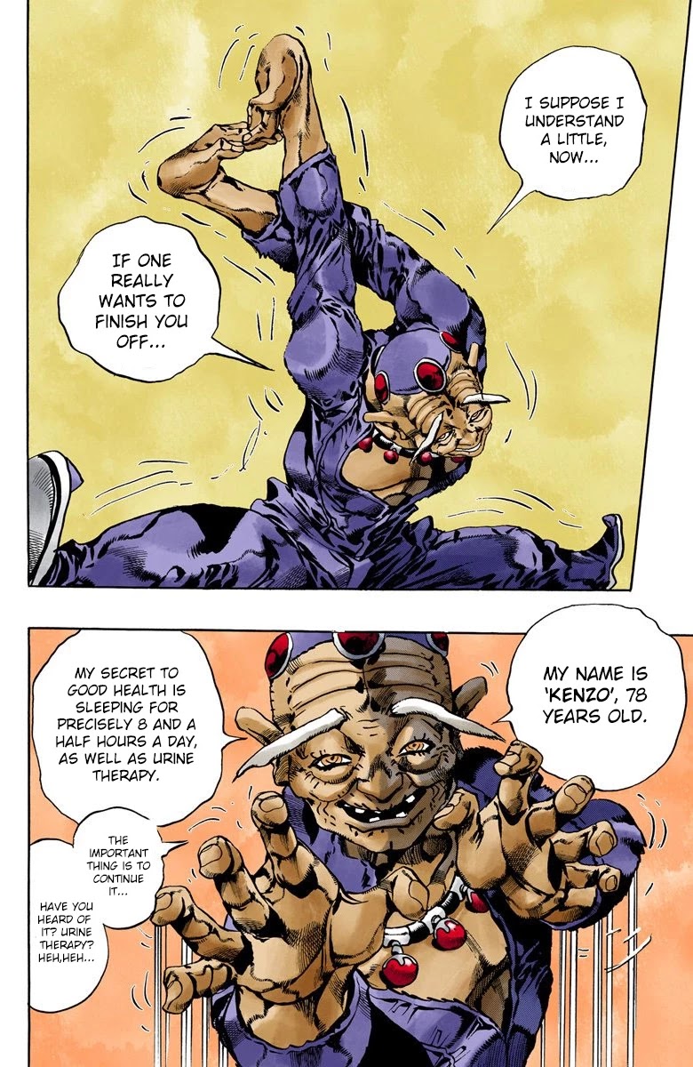 JoJo's Bizarre Adventure Part 6 - Stone Ocean (Official Colored) Chapter 67 page 6 - Chapter 67: Burn, Dragons's Dream! Part 1