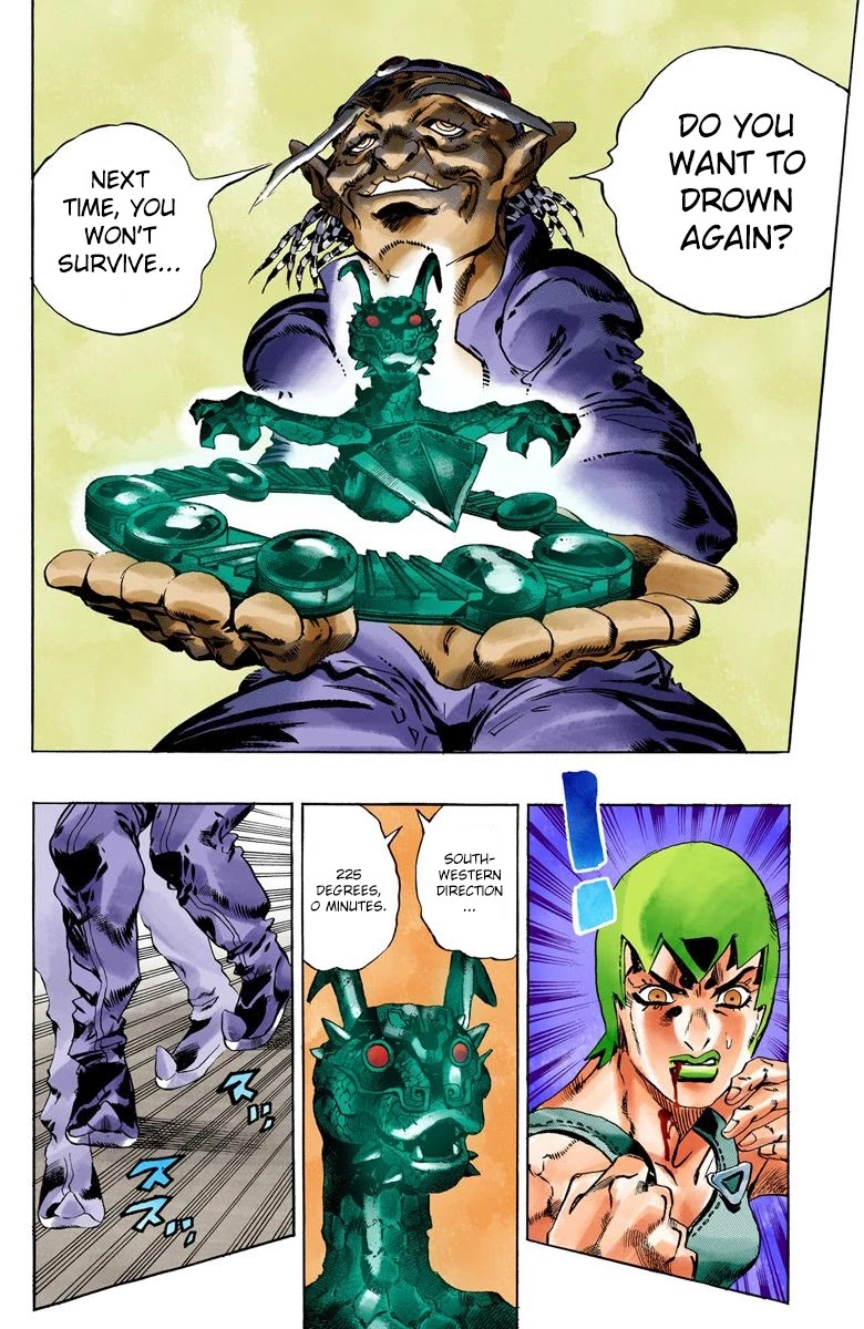 JoJo's Bizarre Adventure Part 6 - Stone Ocean (Official Colored) Chapter 68 page 16 - Chapter 68: Burn, Dragons's Dream! Part 2