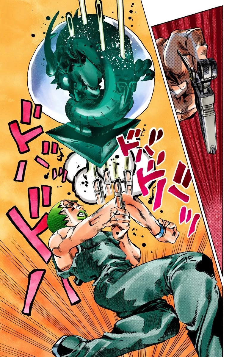 JoJo's Bizarre Adventure Part 6 - Stone Ocean (Official Colored) Chapter 68 page 19 - Chapter 68: Burn, Dragons's Dream! Part 2