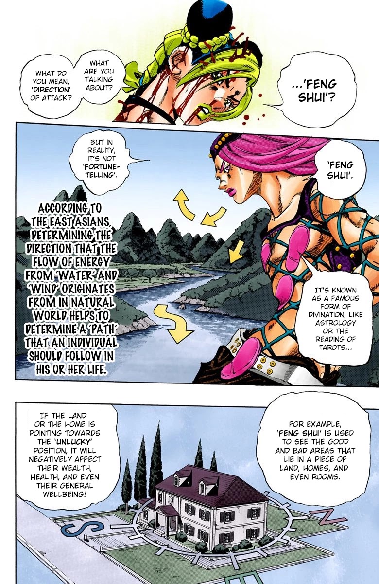 JoJo's Bizarre Adventure Part 6 - Stone Ocean (Official Colored) Chapter 69 page 14 - Chapter 69: Burn, Dragons's Dream! Part 3