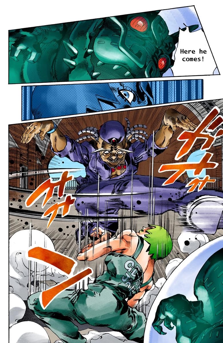 JoJo's Bizarre Adventure Part 6 - Stone Ocean (Official Colored) Chapter 69 page 2 - Chapter 69: Burn, Dragons's Dream! Part 3