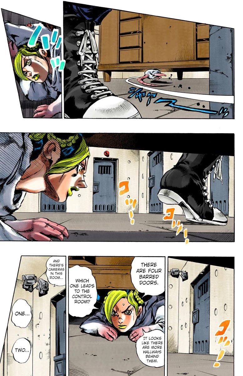JoJo's Bizarre Adventure Part 6 - Stone Ocean (Official Colored) Chapter 7 page 10 - Chapter 7: Goo Goo Dolls