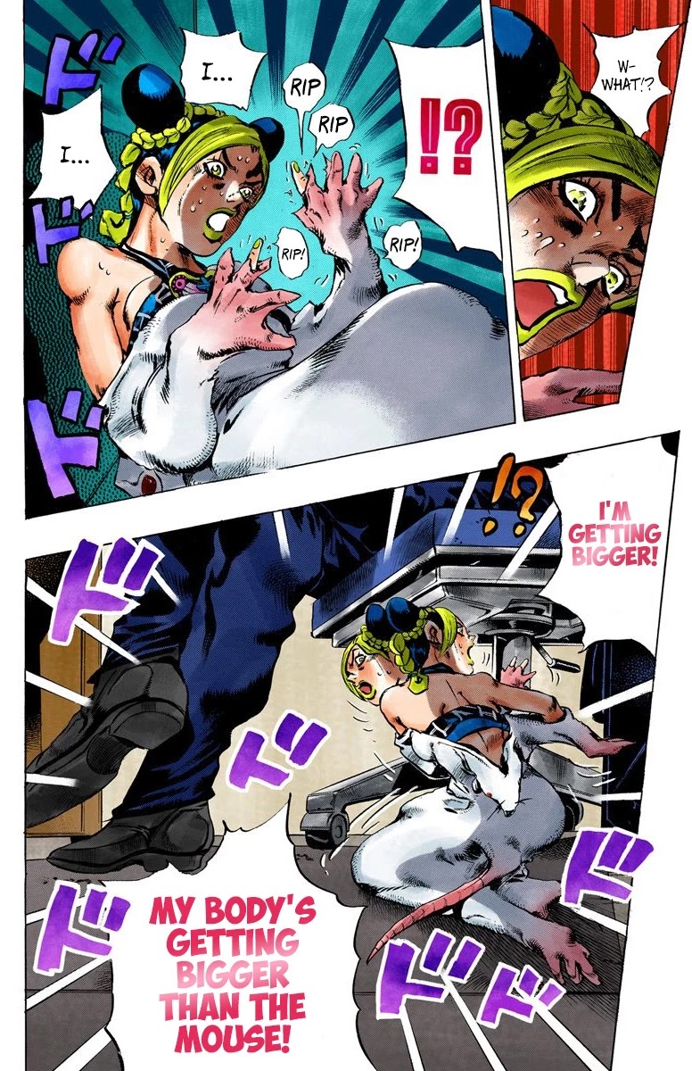 JoJo's Bizarre Adventure Part 6 - Stone Ocean (Official Colored) Chapter 7 page 13 - Chapter 7: Goo Goo Dolls