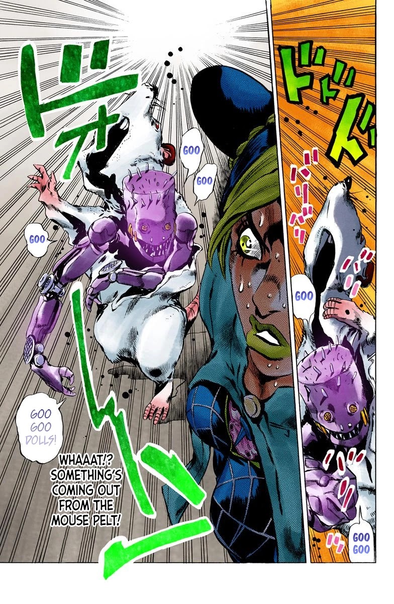 JoJo's Bizarre Adventure Part 6 - Stone Ocean (Official Colored) Chapter 7 page 20 - Chapter 7: Goo Goo Dolls
