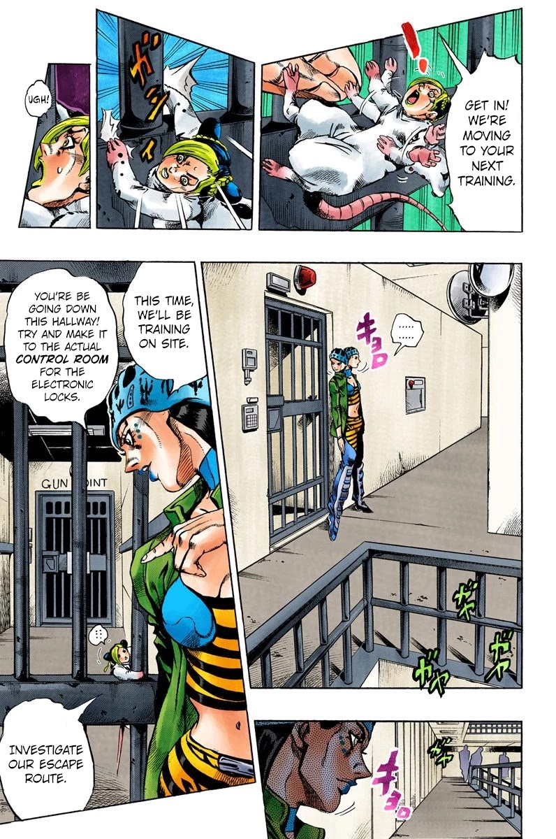 JoJo's Bizarre Adventure Part 6 - Stone Ocean (Official Colored) Chapter 7 page 4 - Chapter 7: Goo Goo Dolls