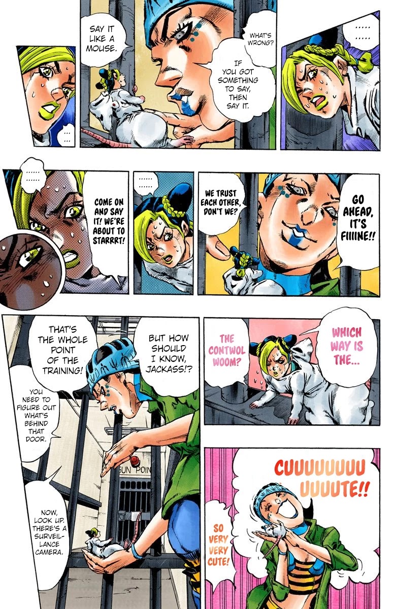 JoJo's Bizarre Adventure Part 6 - Stone Ocean (Official Colored) Chapter 7 page 6 - Chapter 7: Goo Goo Dolls
