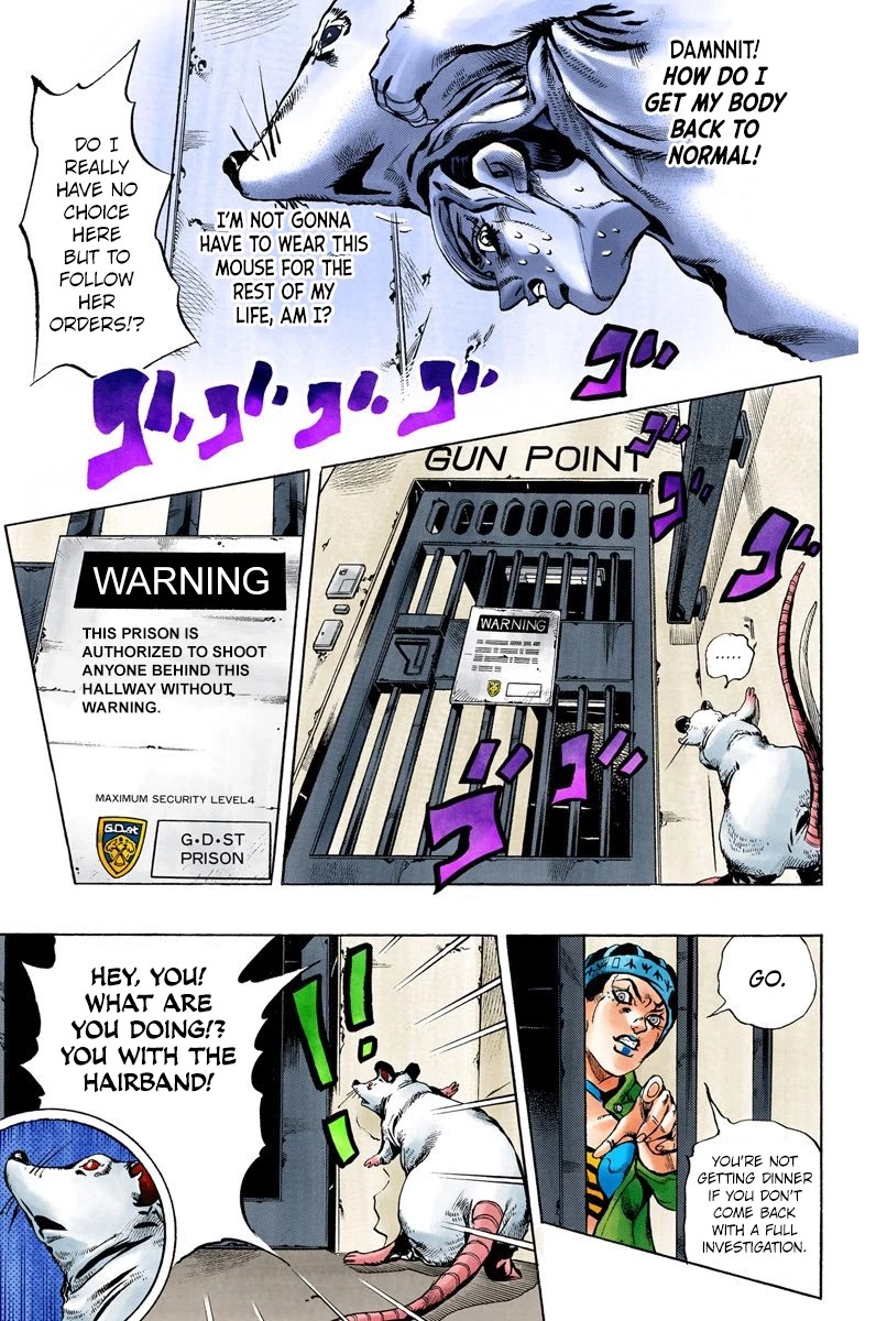 JoJo's Bizarre Adventure Part 6 - Stone Ocean (Official Colored) Chapter 7 page 8 - Chapter 7: Goo Goo Dolls