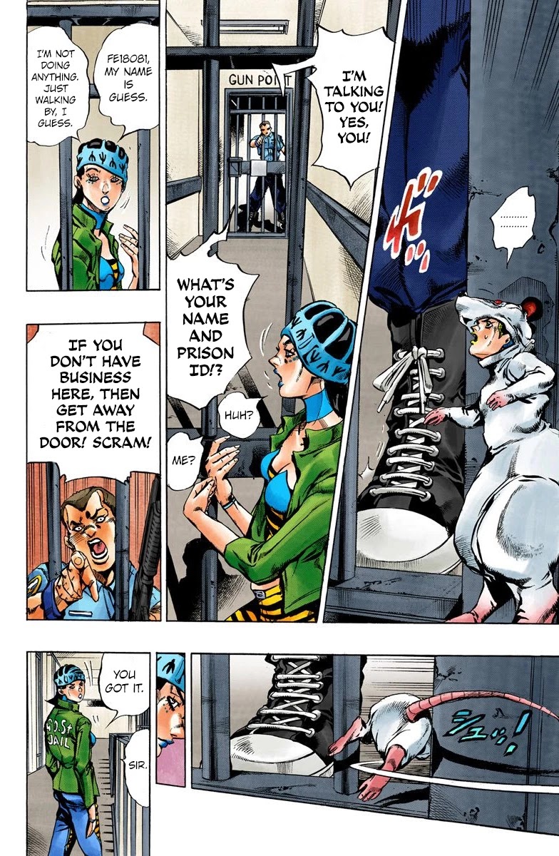 JoJo's Bizarre Adventure Part 6 - Stone Ocean (Official Colored) Chapter 7 page 9 - Chapter 7: Goo Goo Dolls