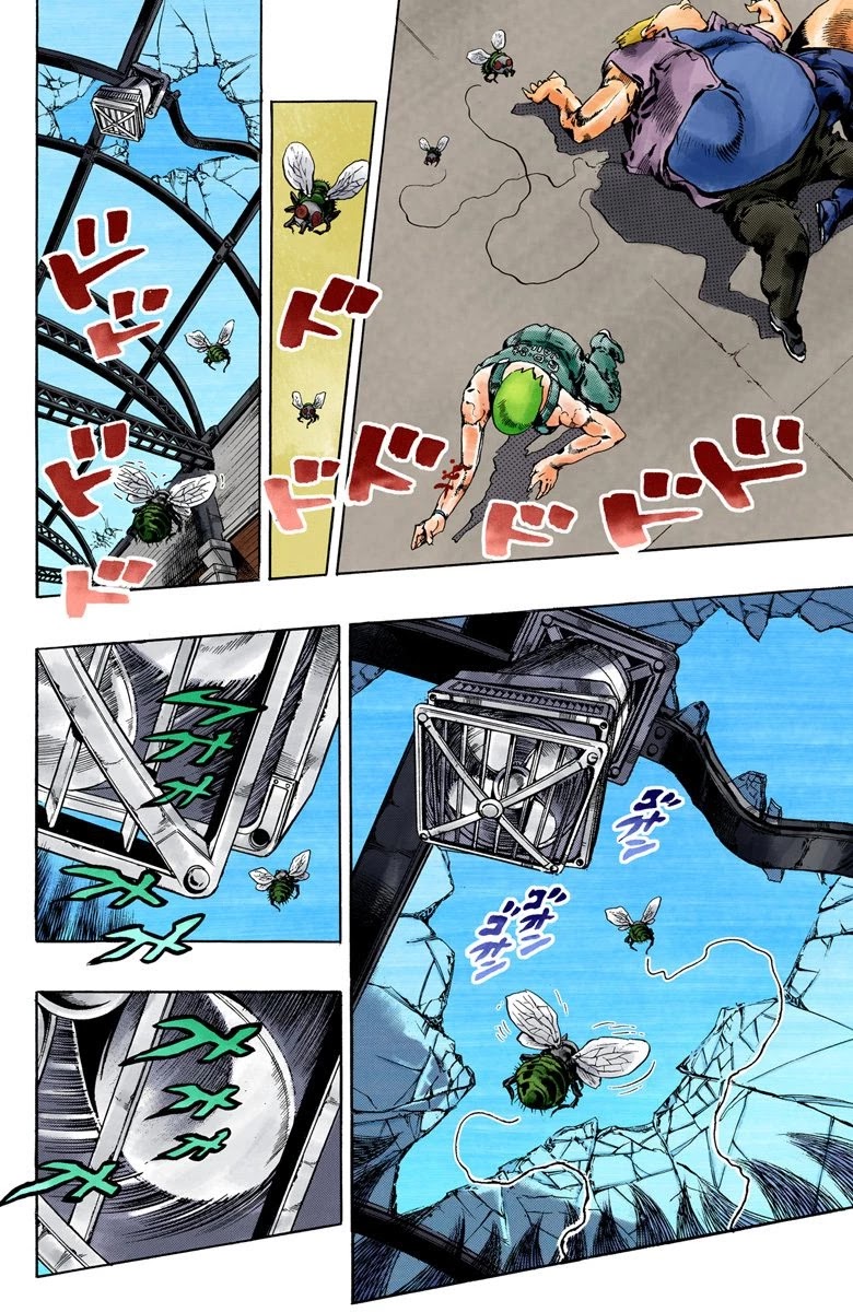 JoJo's Bizarre Adventure Part 6 - Stone Ocean (Official Colored) Chapter 70 page 15 - Chapter 70: Burn, Dragons's Dream! Part 4