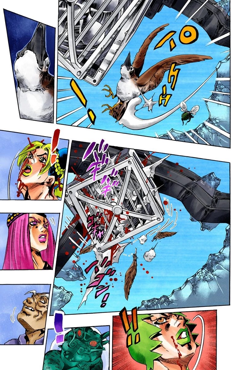 JoJo's Bizarre Adventure Part 6 - Stone Ocean (Official Colored) Chapter 70 page 16 - Chapter 70: Burn, Dragons's Dream! Part 4