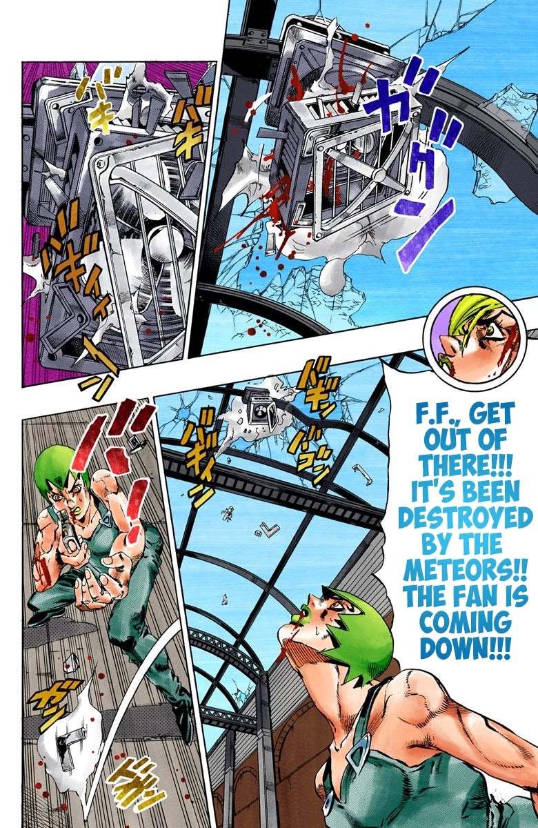 JoJo's Bizarre Adventure Part 6 - Stone Ocean (Official Colored) Chapter 70 page 17 - Chapter 70: Burn, Dragons's Dream! Part 4