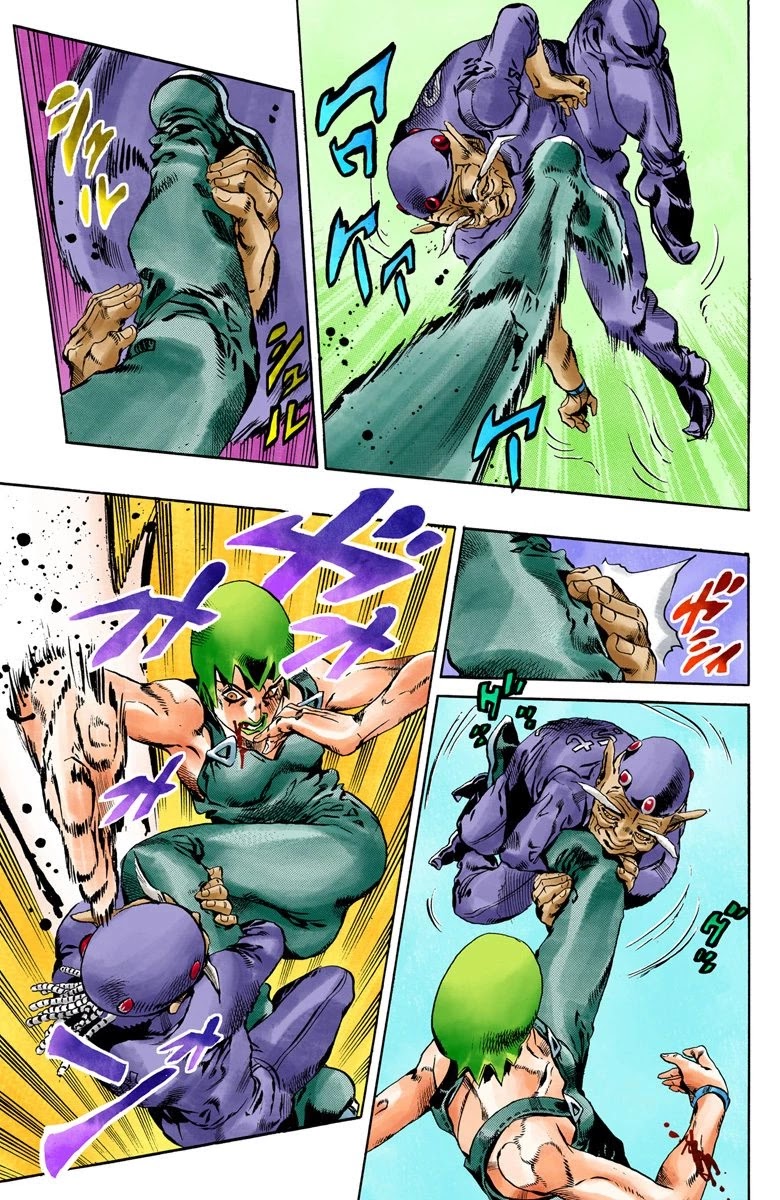 JoJo's Bizarre Adventure Part 6 - Stone Ocean (Official Colored) Chapter 70 page 6 - Chapter 70: Burn, Dragons's Dream! Part 4