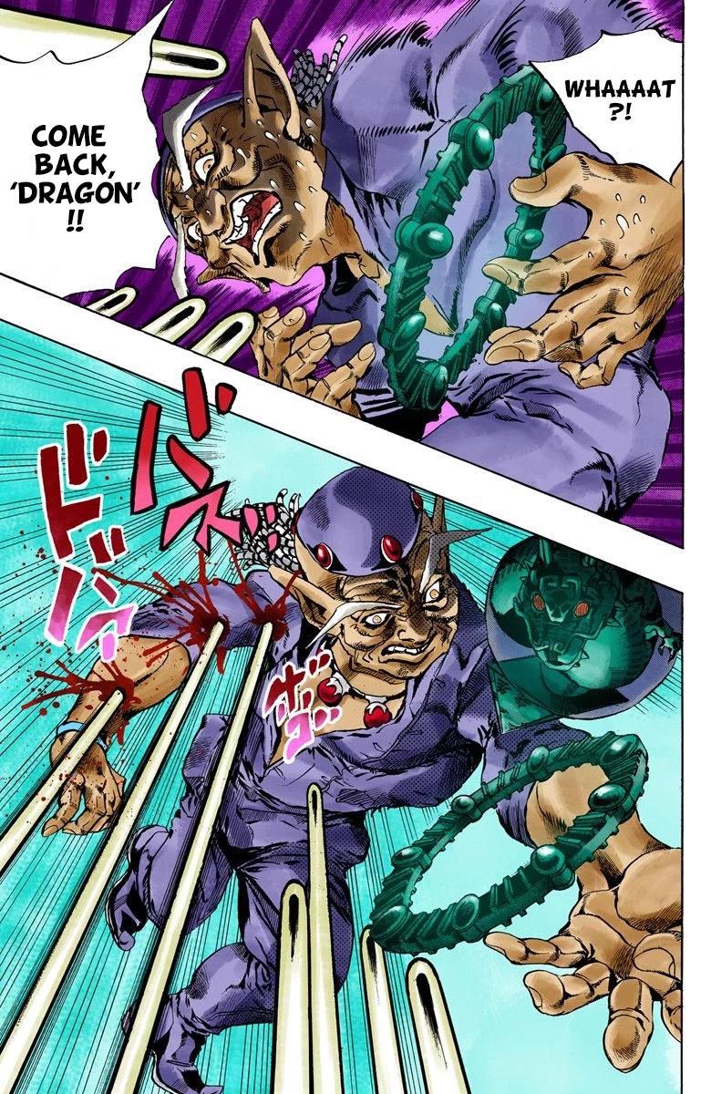 JoJo's Bizarre Adventure Part 6 - Stone Ocean (Official Colored) Chapter 71 page 6 - Chapter 71: Burn, Dragons's Dream! Part 5