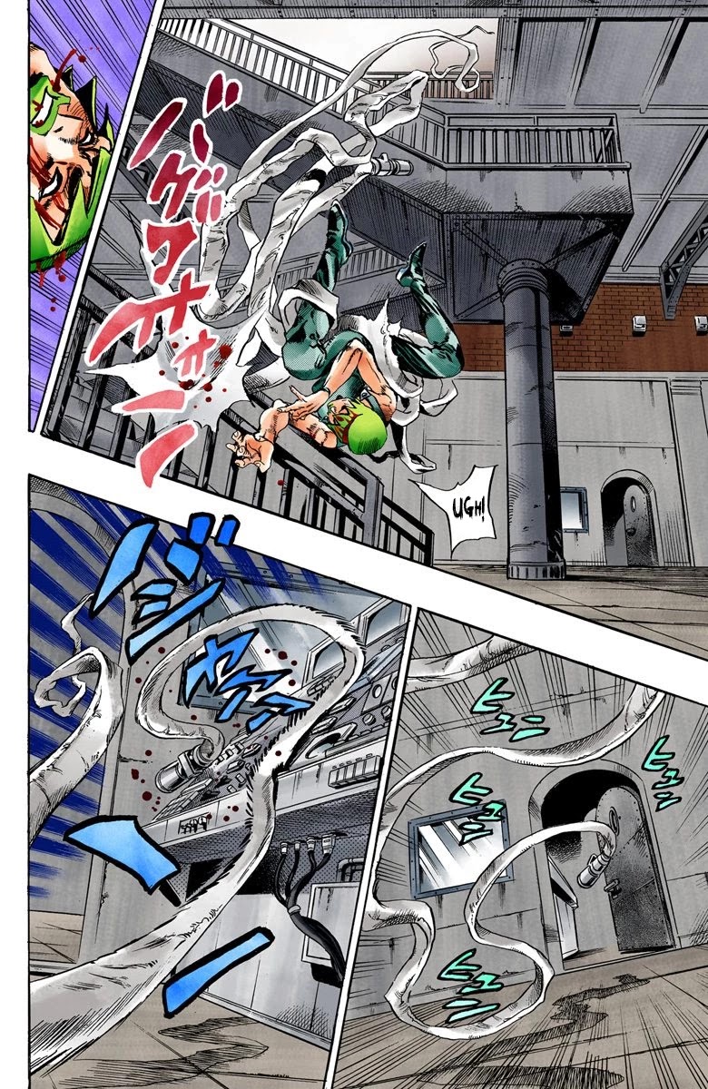 JoJo's Bizarre Adventure Part 6 - Stone Ocean (Official Colored) Chapter 72 page 11 - Chapter 72: Burn, Foo Fighters!