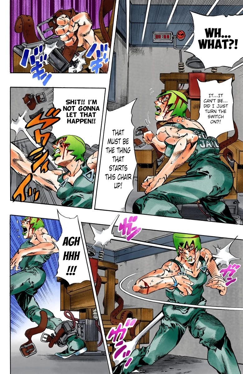 JoJo's Bizarre Adventure Part 6 - Stone Ocean (Official Colored) Chapter 72 page 15 - Chapter 72: Burn, Foo Fighters!