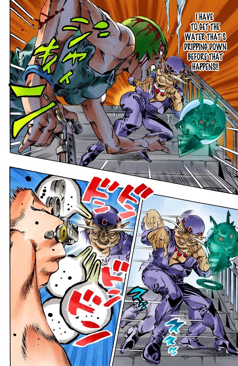 JoJo's Bizarre Adventure Part 6 - Stone Ocean (Official Colored) Chapter 72 page 17 - Chapter 72: Burn, Foo Fighters!