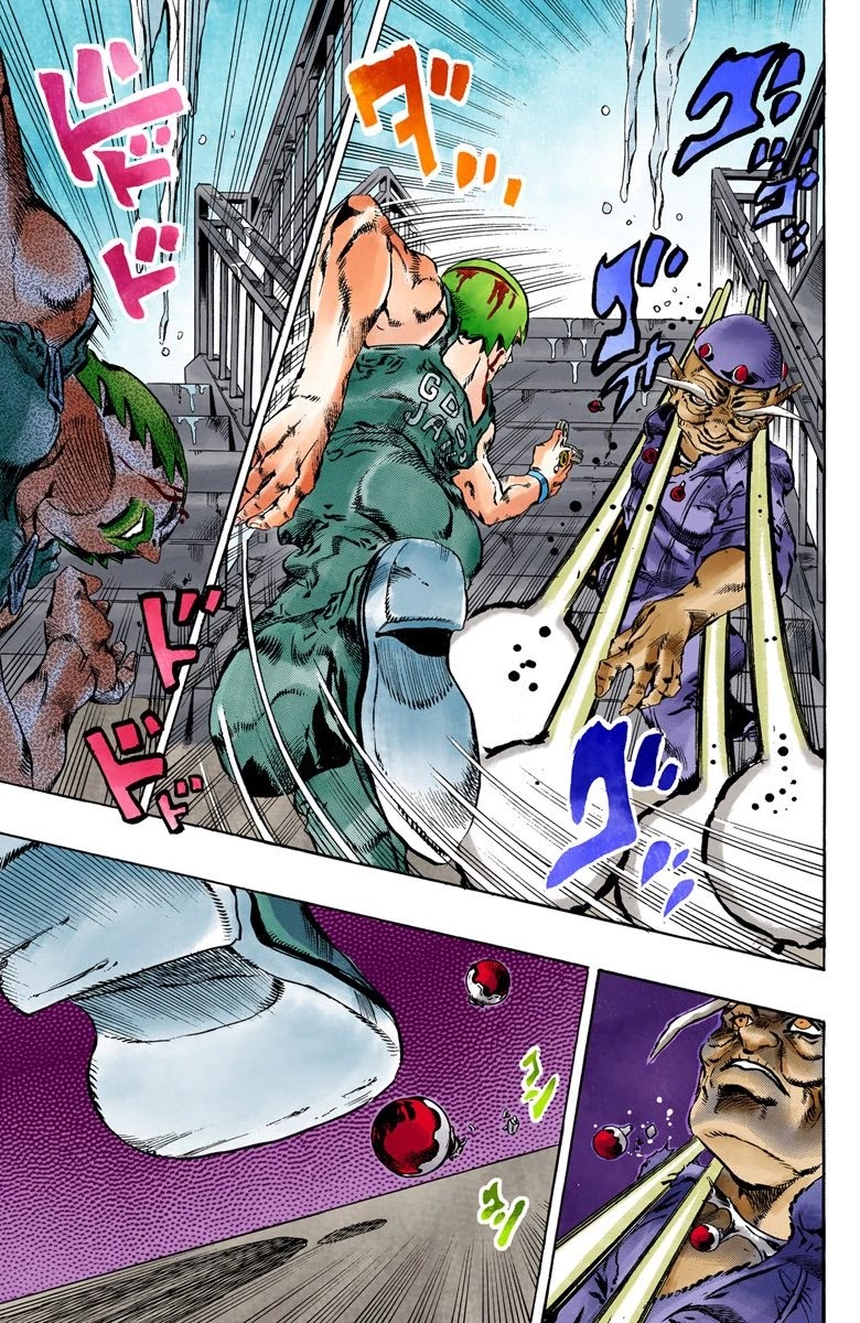 JoJo's Bizarre Adventure Part 6 - Stone Ocean (Official Colored) Chapter 72 page 18 - Chapter 72: Burn, Foo Fighters!