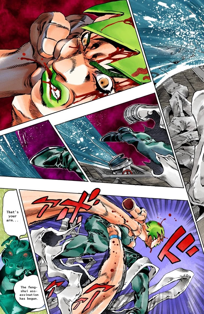 JoJo's Bizarre Adventure Part 6 - Stone Ocean (Official Colored) Chapter 72 page 8 - Chapter 72: Burn, Foo Fighters!