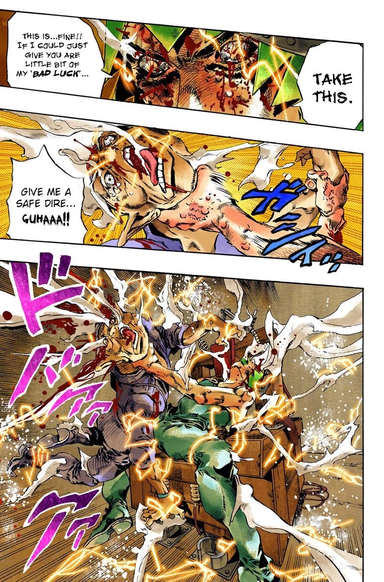 JoJo's Bizarre Adventure Part 6 - Stone Ocean (Official Colored) Chapter 73 page 7 - Chapter 73: Burn, Dragons's Dream! Part 6