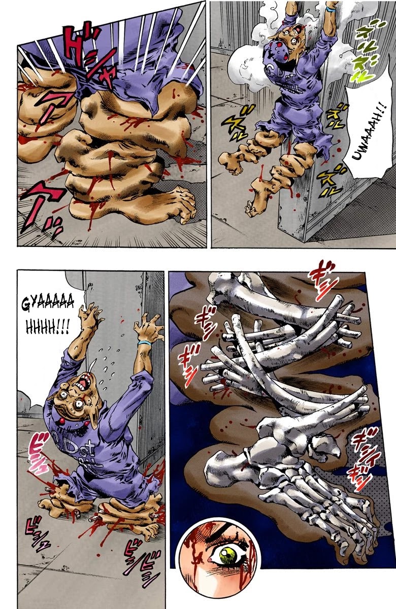 JoJo's Bizarre Adventure Part 6 - Stone Ocean (Official Colored) Chapter 74 page 14 - Chapter 74: Burn, Dragons's Dream! Part 7