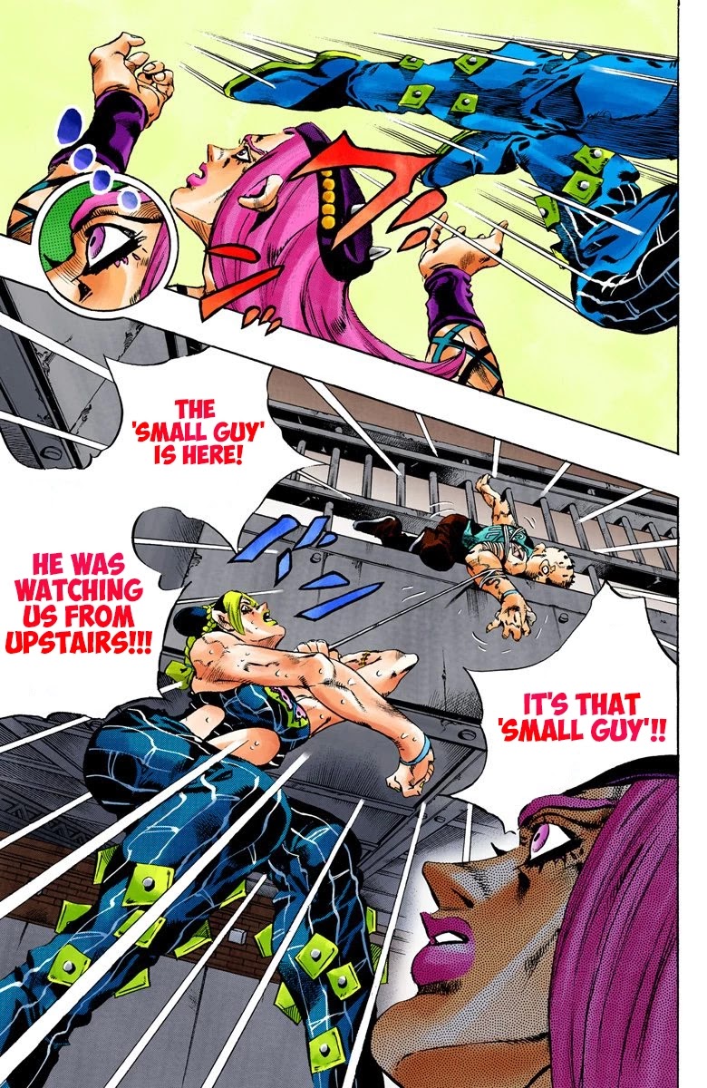 JoJo's Bizarre Adventure Part 6 - Stone Ocean (Official Colored) Chapter 76 page 5 - Chapter 76: A Green Birth Part 1
