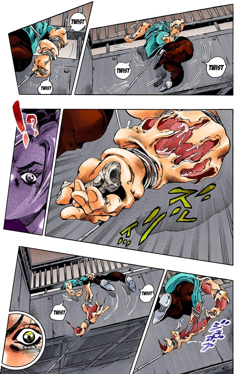 JoJo's Bizarre Adventure Part 6 - Stone Ocean (Official Colored) Chapter 76 page 7 - Chapter 76: A Green Birth Part 1